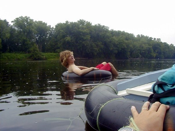Cam Abernethy's album, Tubing down the James River