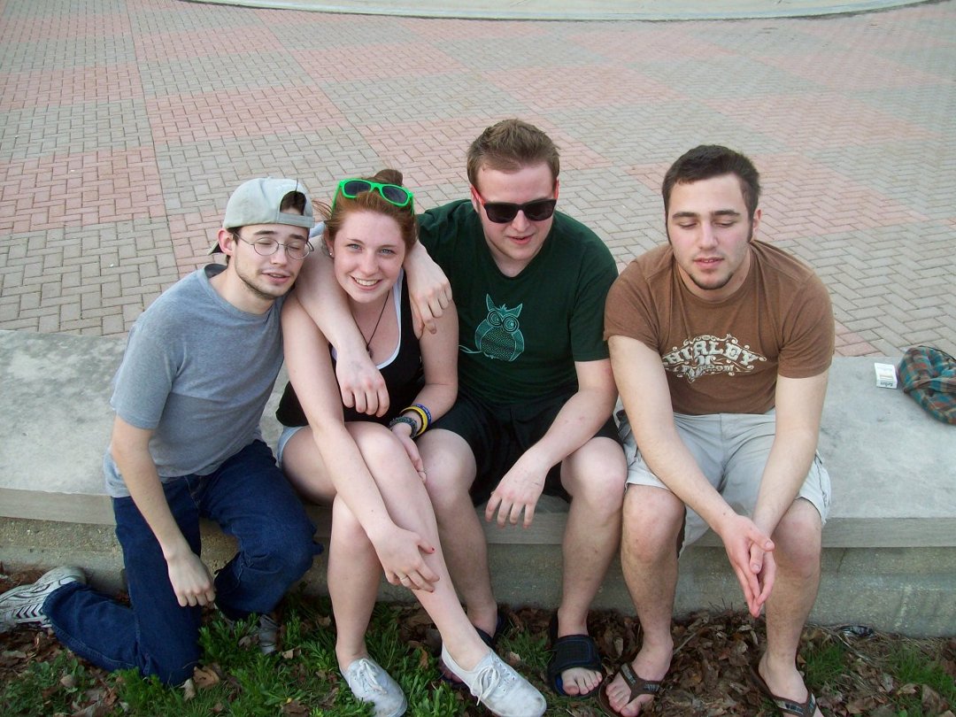 Aaron Vanags' album, a spring day at NIU