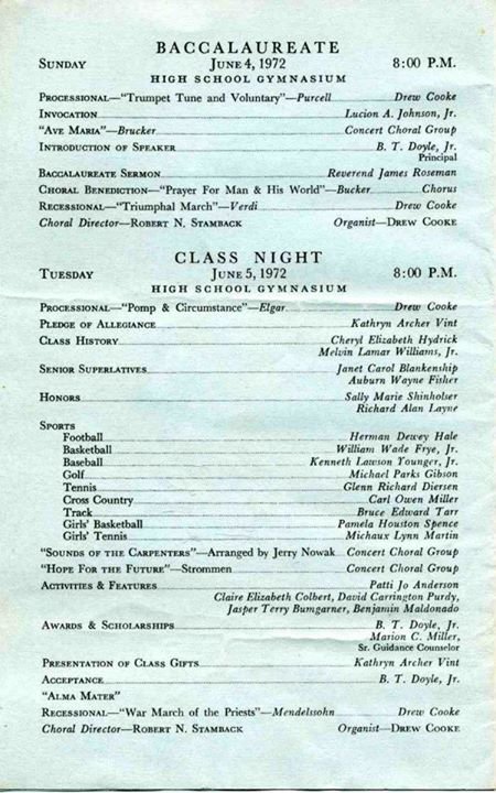 Bob Blanton's album, JR Tucker Graduation 1972