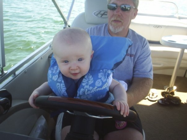 Carl Stevens' album, Taylor Brooke's first boat ride