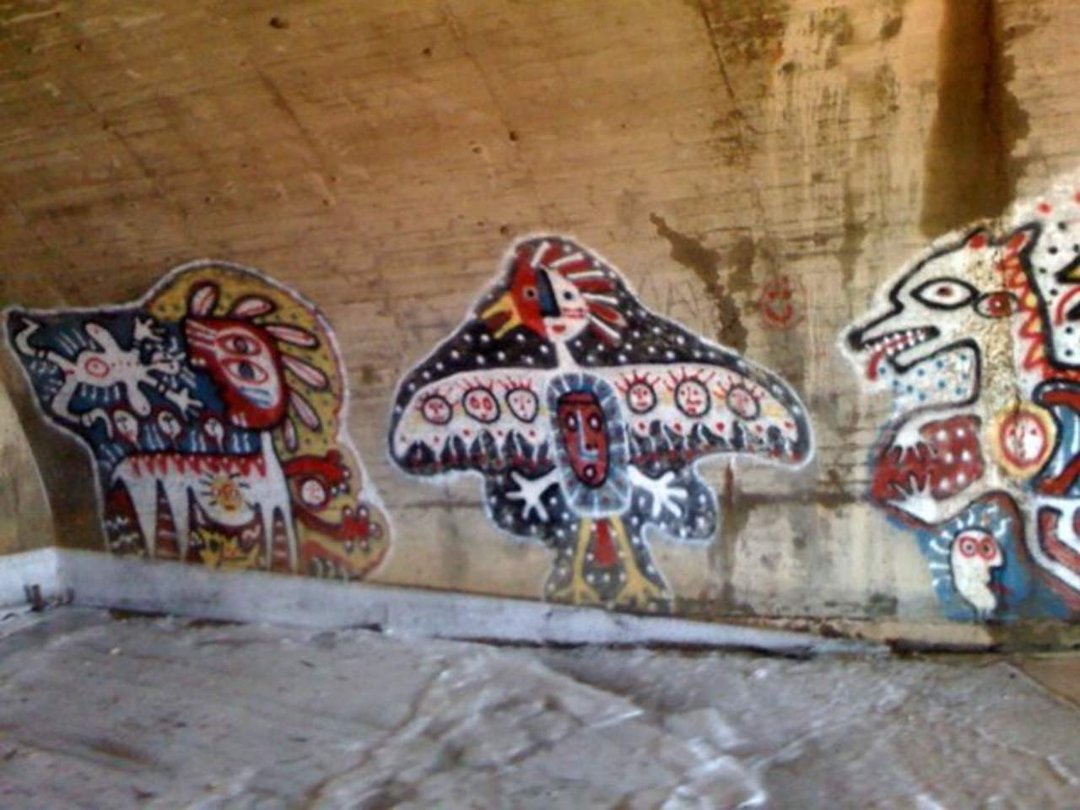 Tab Tuckman's album, Sand Hook - bunker art