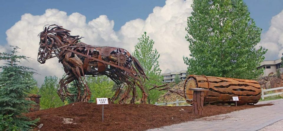 Greg Congleton's album, Two Bits sculpture