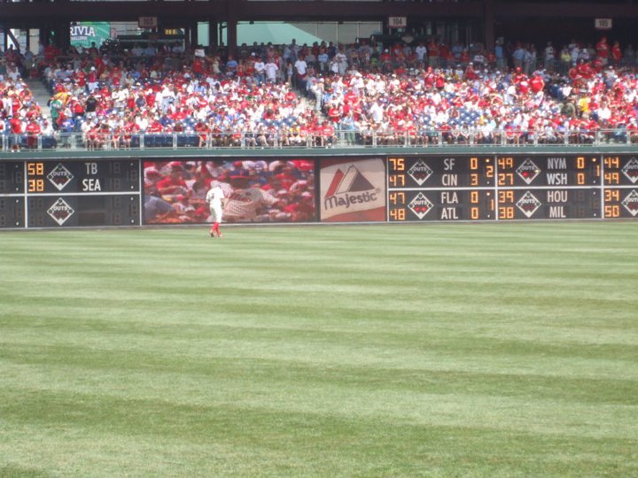 Fred Warder's album, phillies game with my granddaughter caitlin-phils won 6/5