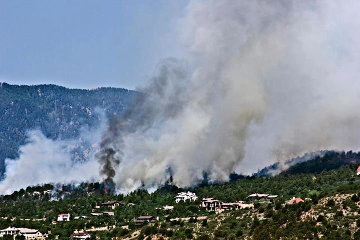 Raquel Chambers' album, Waldo Canyon Fire in Colorado Springs