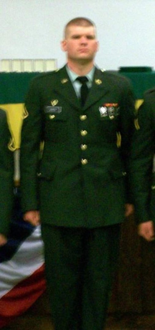 Brenda Hutchison's album, PFC Heath Shook