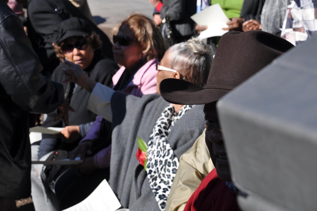 Reginald Archer's album, Bill Kelley & Dinah Rush Historical Marker Dedication
