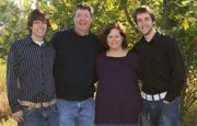 Barbara Barker's album, Brad and family