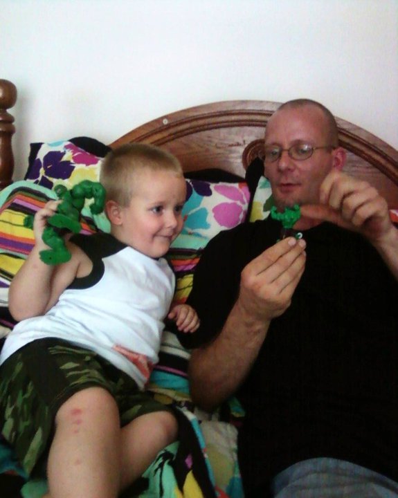 Stacy Keller's album, Me and my son Aaron