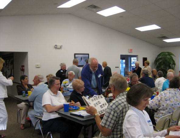 George Brainard's album, Class of '59 pizza party