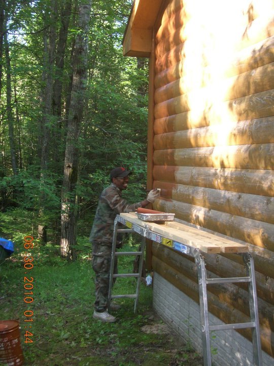 Kathy Mitten's album, Cabin Before and After