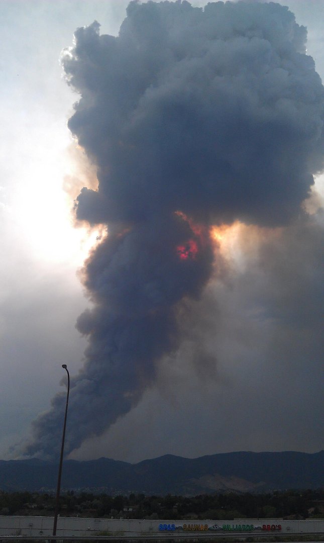 Raquel Chambers' album, Waldo Canyon Fire in Colorado Springs