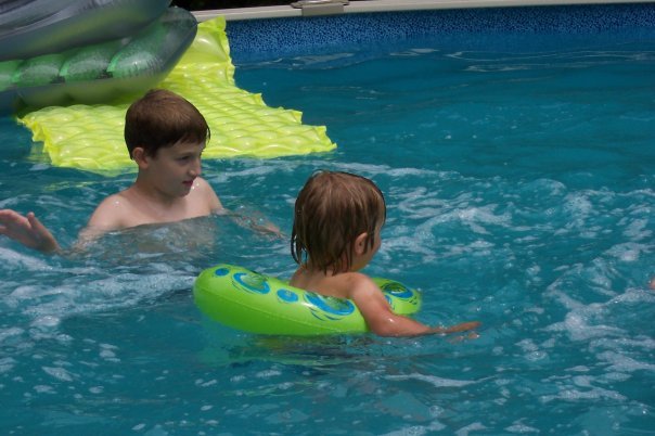 Doris Frick's album, more pool pictures