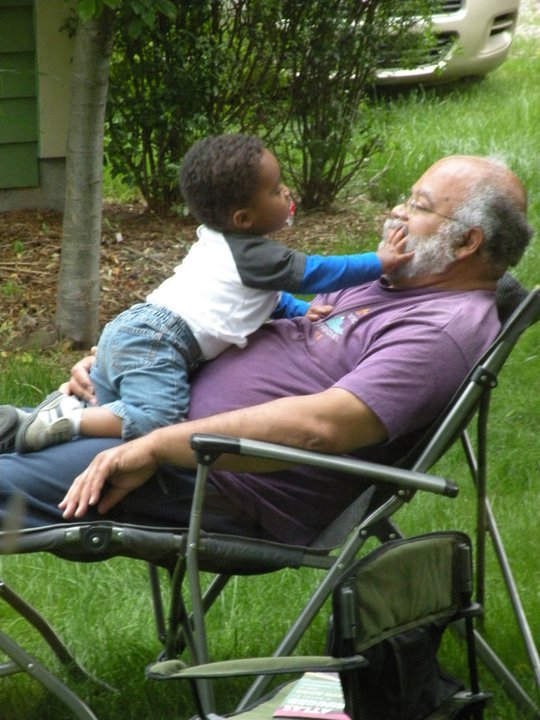 Ronald Mazyck's album, Nap time for Greyson and Grandpa.