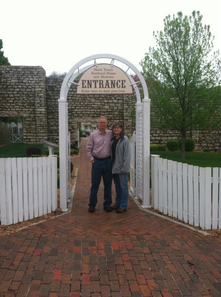 Shari Sweeney's album, Tom and I on a trip to Hannibal, Mo.