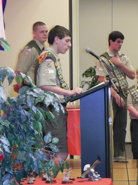 Sandra Lankford's album, Presentation of Eagle Scouts - George Harris & Ricky Rojas (Ge