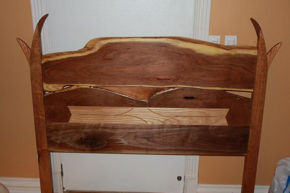 Rod Austin's album, bed headboard