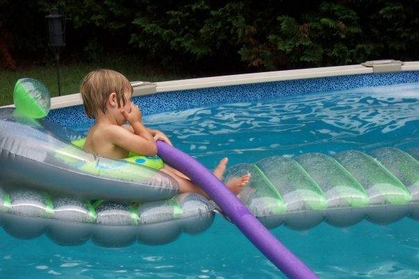 Doris Frick's album, more pool pictures