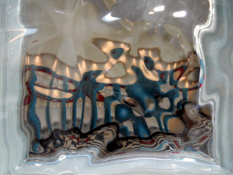 Dennis Weiser's album, glass brick reflections
