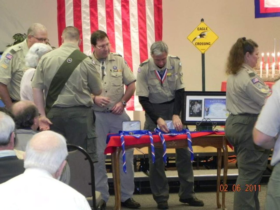 Sandra Lankford's album, Presentation of Eagle Scouts - George Harris & Ricky Rojas (Ge