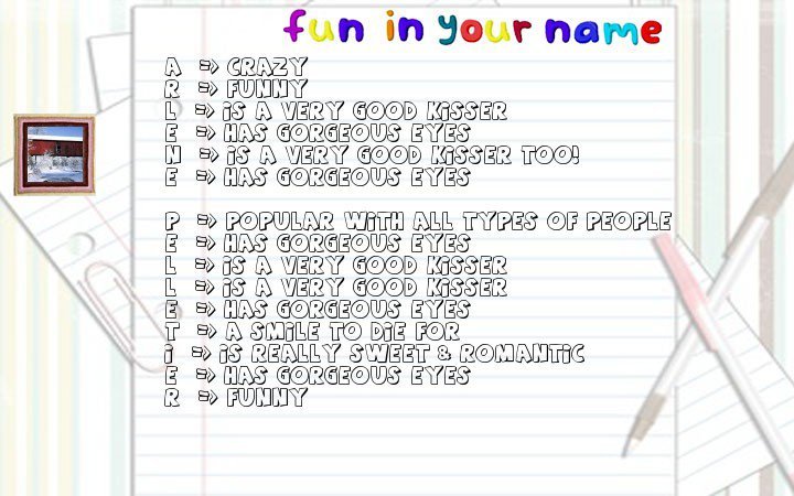 Arlene Pelletier's album, Fun in Your Name Photos