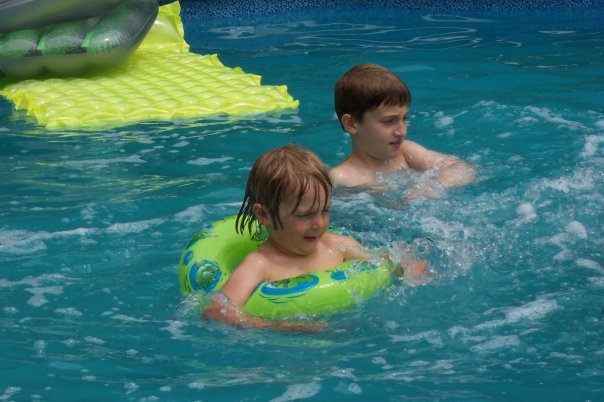 Doris Frick's album, more pool pictures