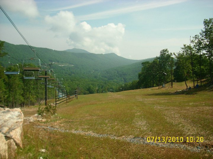 Michael Smith's album, disc golf on massanutten mt.