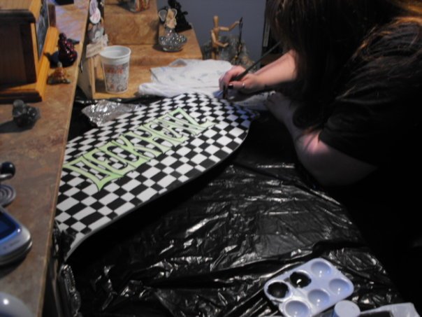 Patience Goldsmith's album, Corey's Retro Skateboard