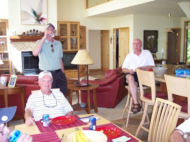 David Flockhart's album, golf trip