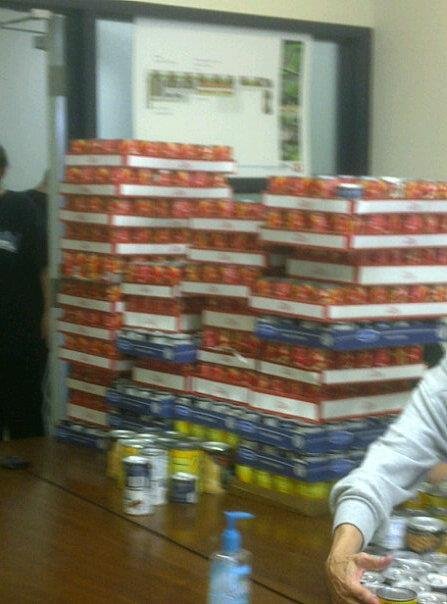 Leslie Robinson's album, Can food drive @ the Mission