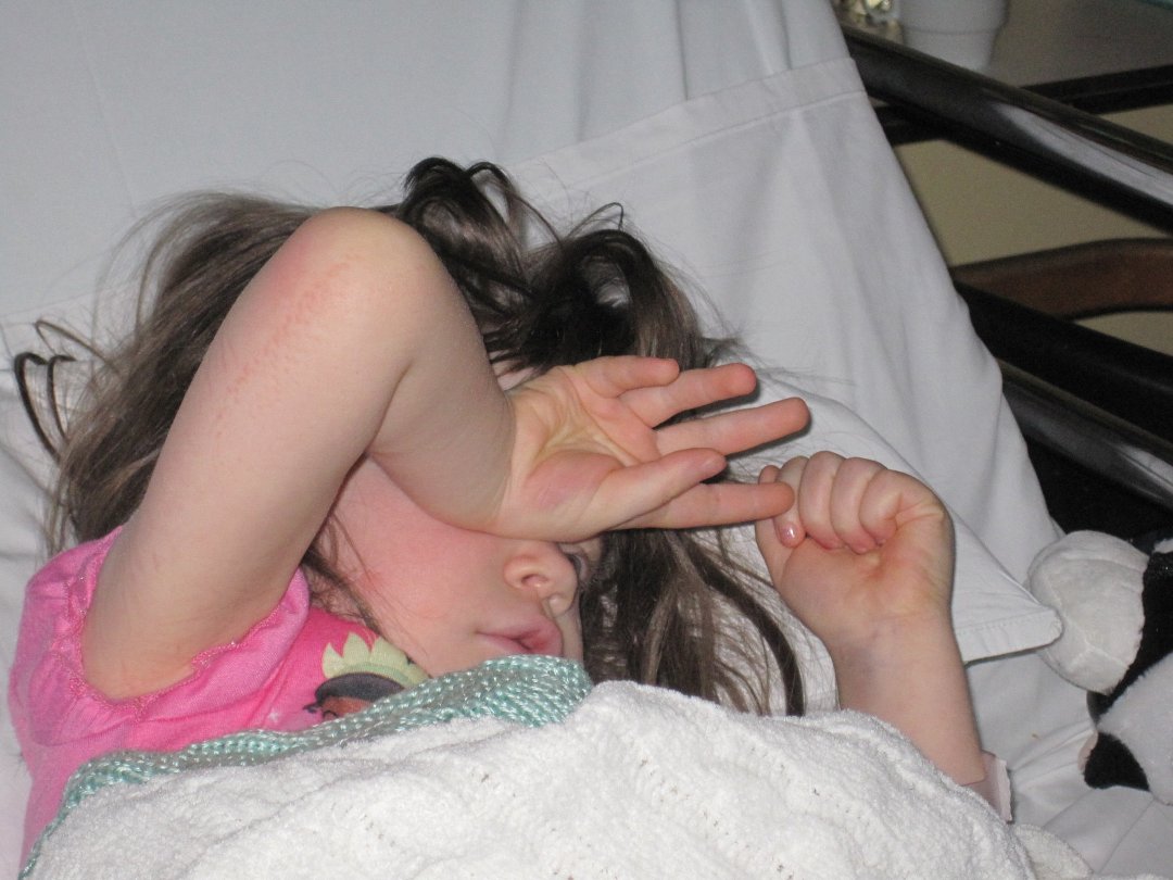 Jennifer Stuart's album, Carina at the hospital