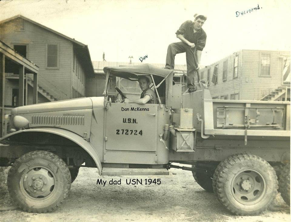Michael McKenna's album, My dad  United States Navy  1945