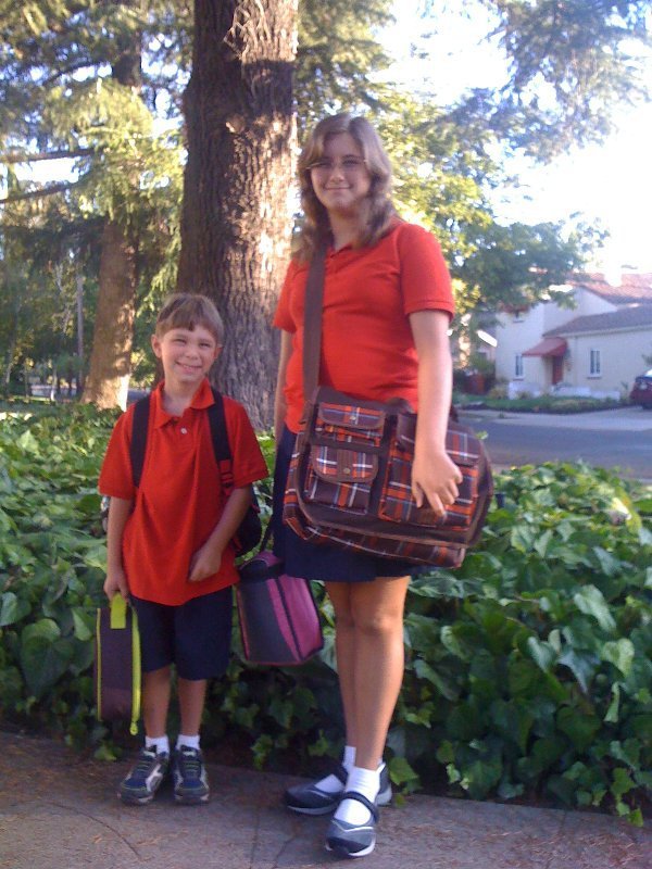 Cliff Coler's album, Carly & Evan, first day of school 2010