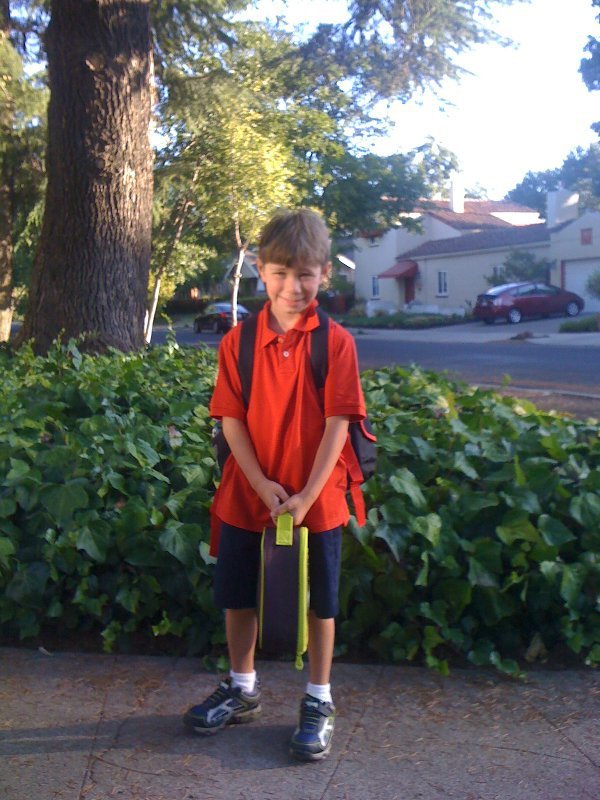 Cliff Coler's album, Carly & Evan, first day of school 2010