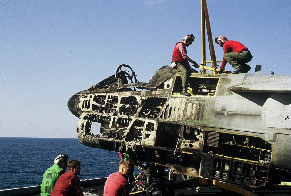 John Sudduth's album, USS NIMITZ Flight Deck Fire