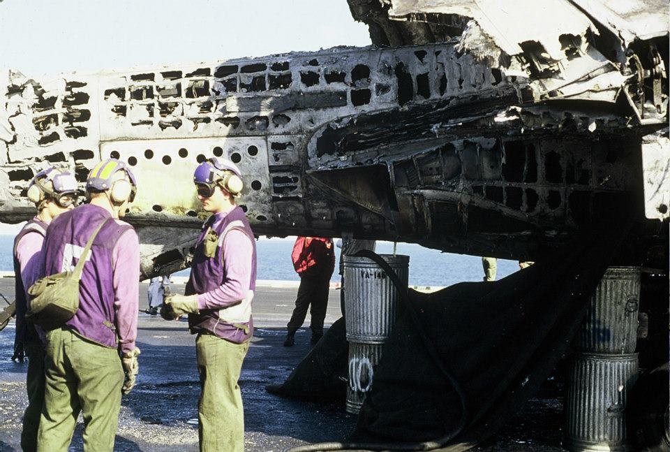 John Sudduth's album, USS NIMITZ Flight Deck Fire