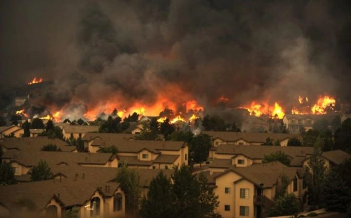 Raquel Chambers' album, Waldo Canyon Fire in Colorado Springs