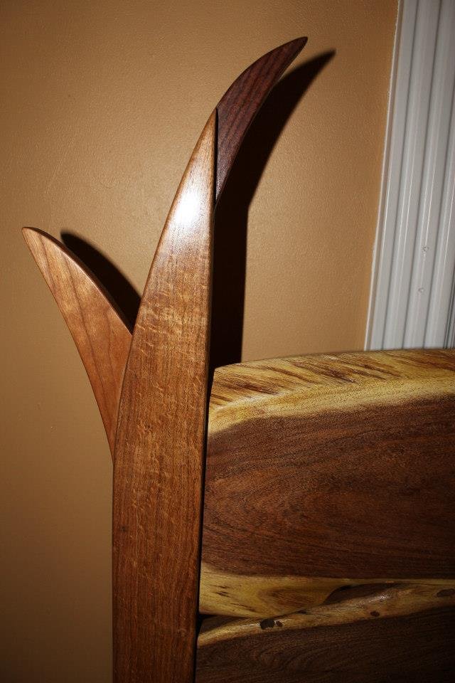 Rod Austin's album, bed headboard