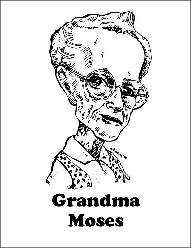 Mike Barnett's album, Mike's Line Art Caricatures