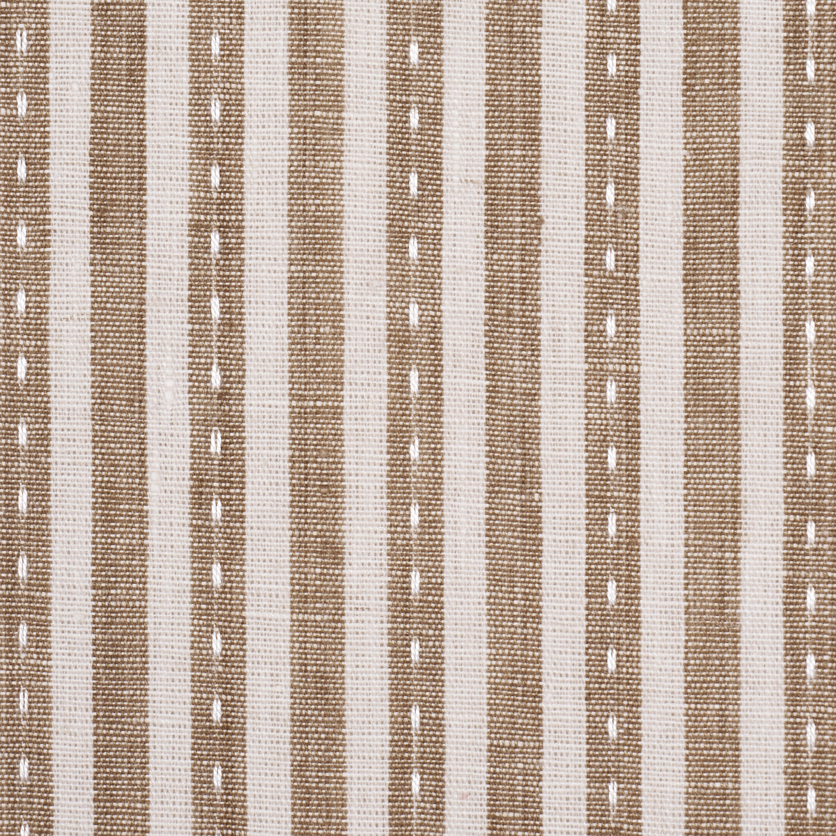 むぎ 様 ♡ Check ＆ STRIPE Mathis Ticking Stripe - Flax Fabrics | Schumacher