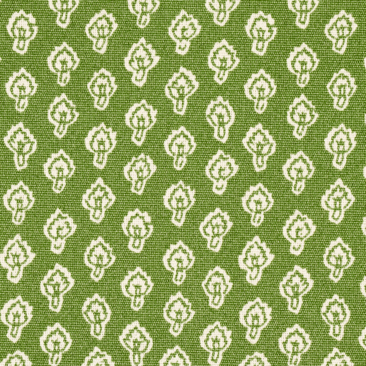 Hyacinth Indoor/Outdoor - Leaf Green Fabrics | Schumacher