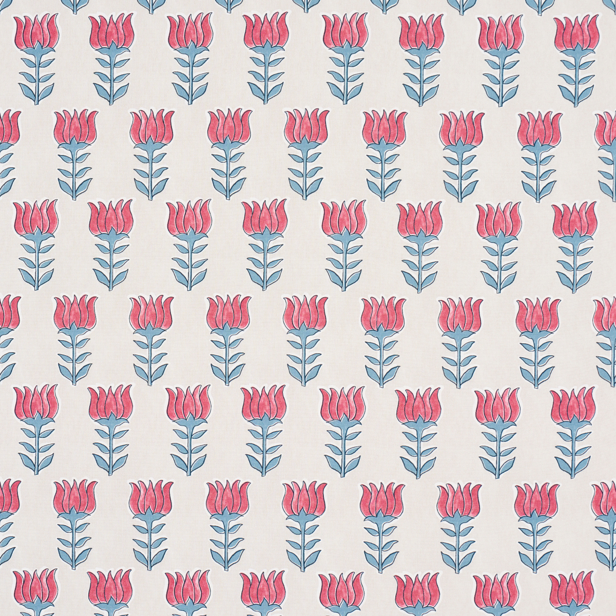 Mia Tulip - Delft & Crimson Fabrics