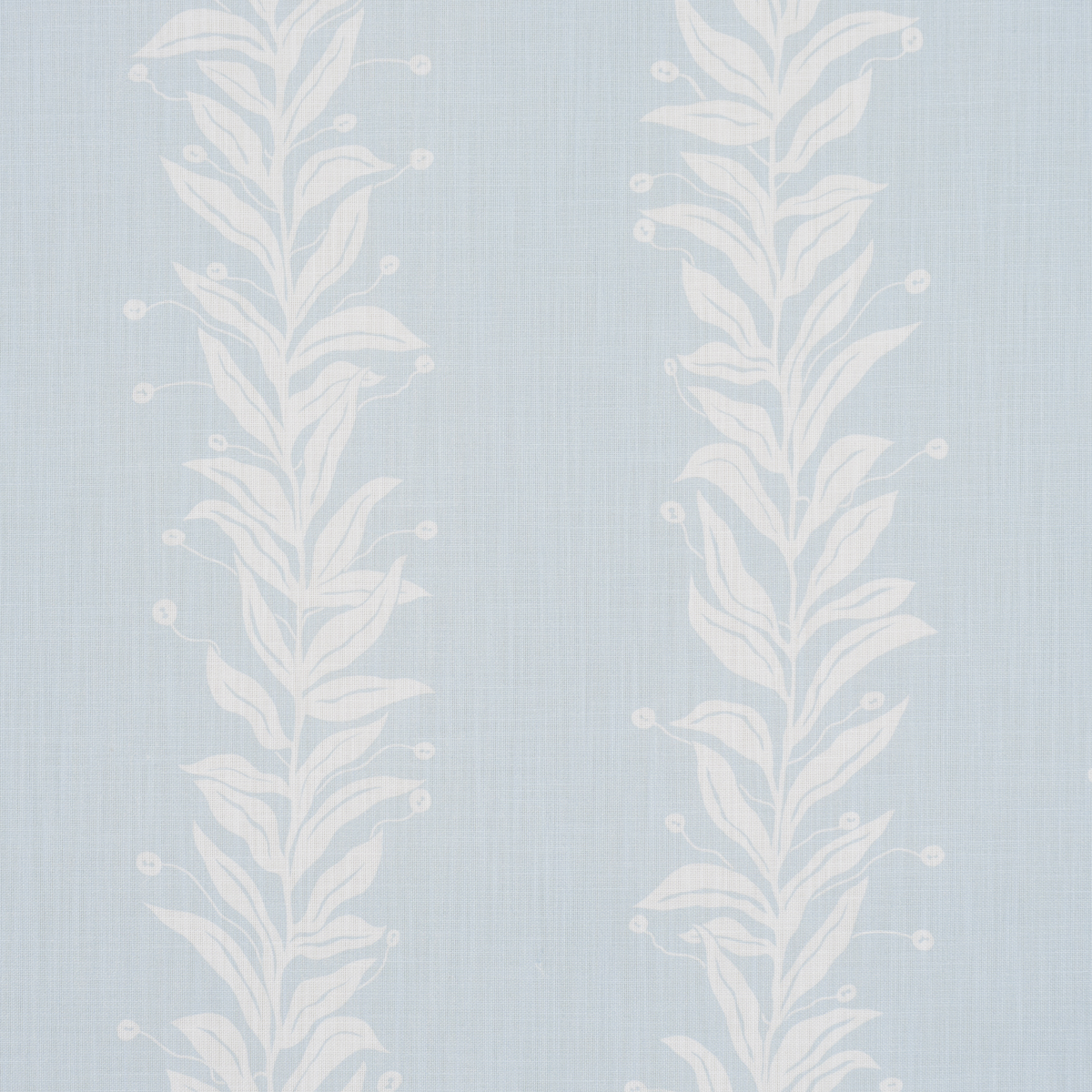 Tendril Stripe Indoor/Outdoor - Sky Fabrics | Schumacher