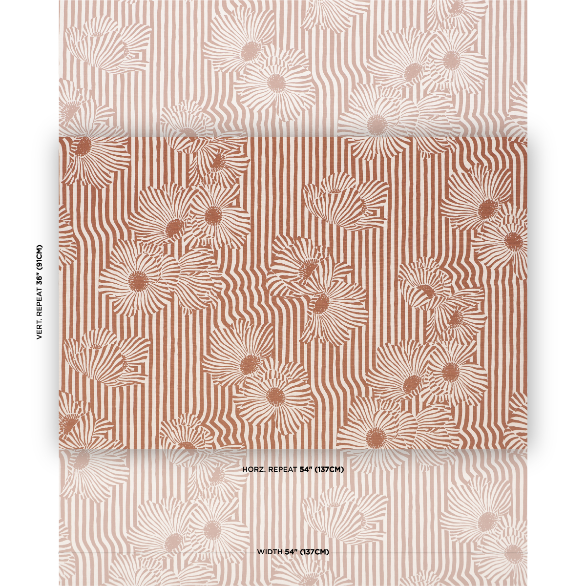 Chaney Floral - Terracotta Fabrics | Schumacher Chaney Floral - Terracotta Fabrics | Schumacher