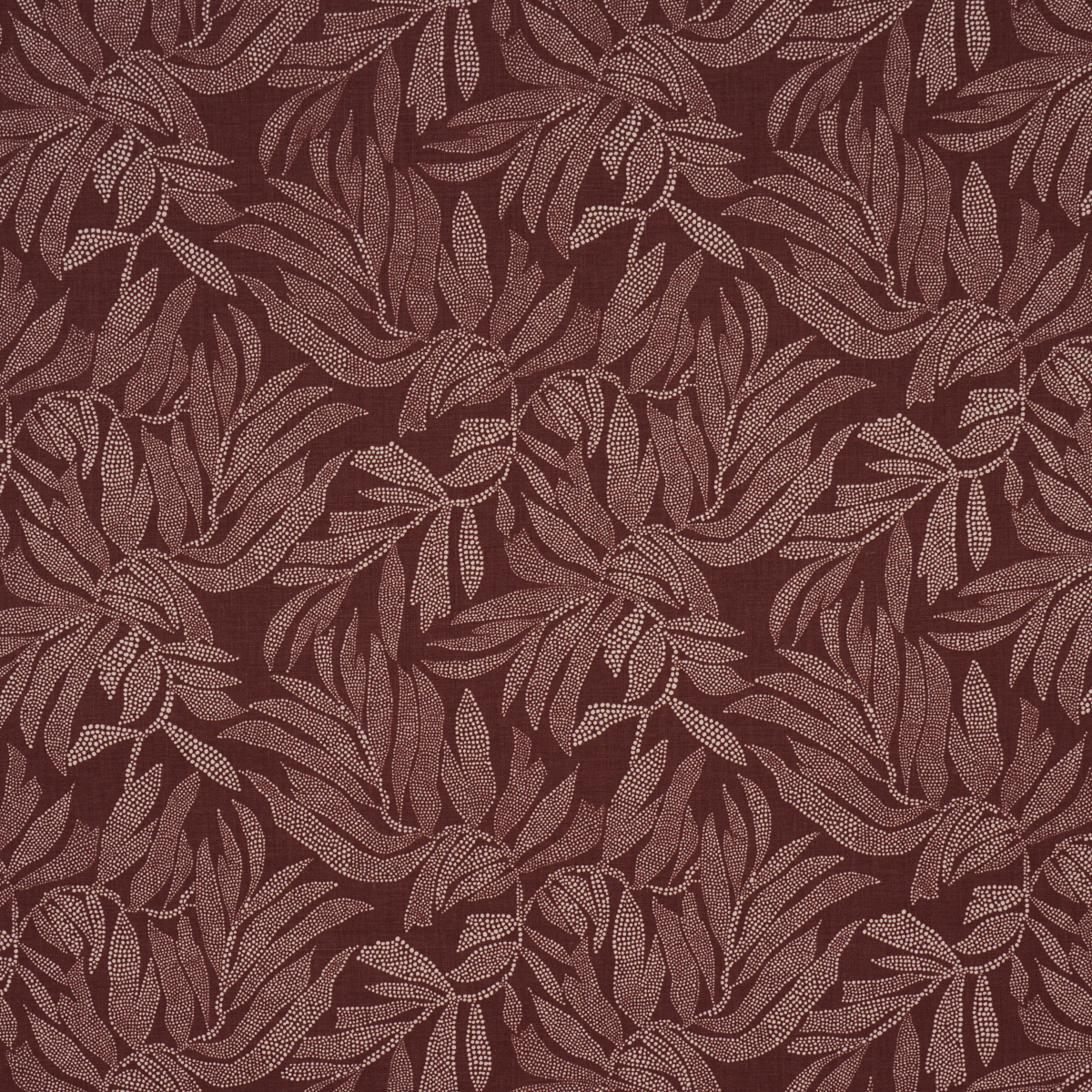 Tayrona Palm Mosaic - Cayenne Latte Fabrics | Schumacher