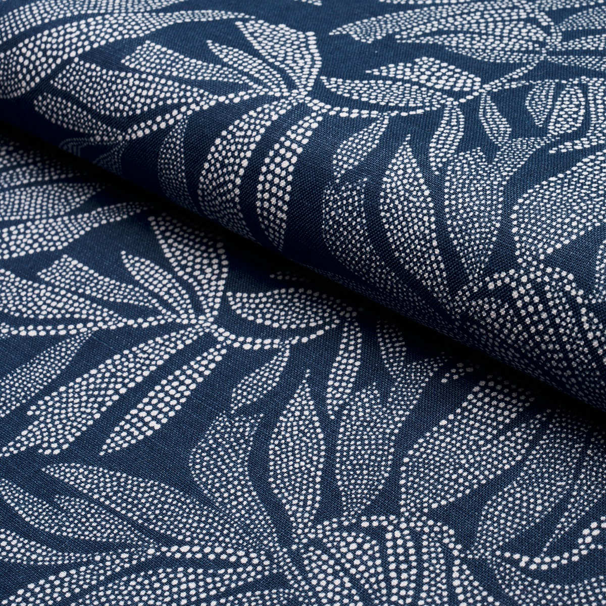 Tayrona Palm Mosaic - Pacific Ocean Hues Fabrics | Schumacher