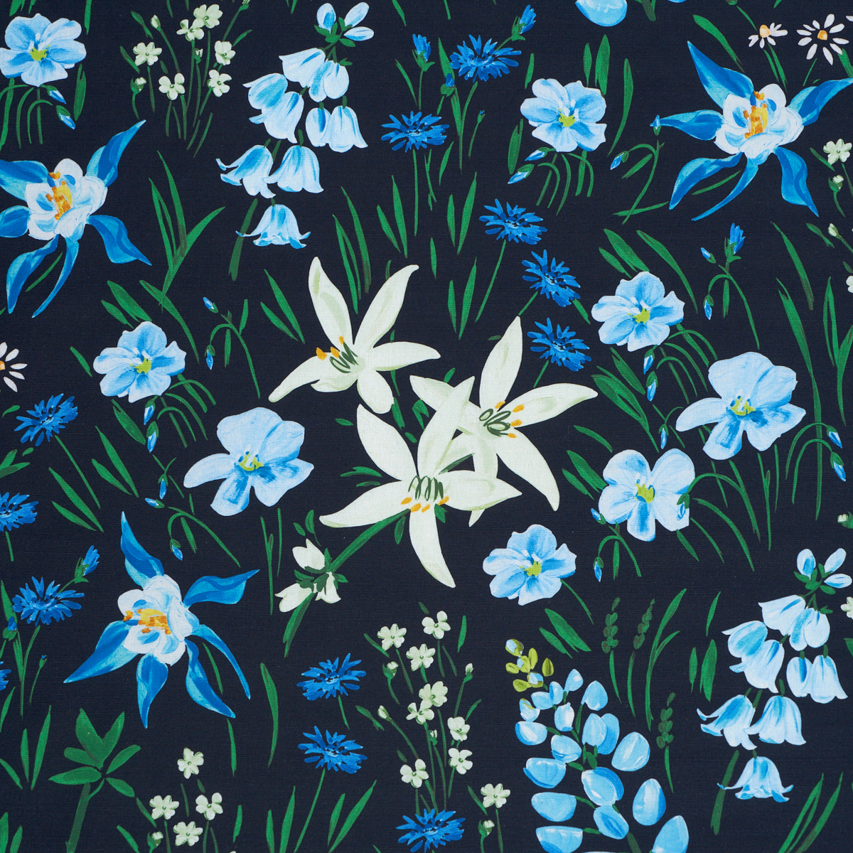 Oz Floral - Ebony Fabrics