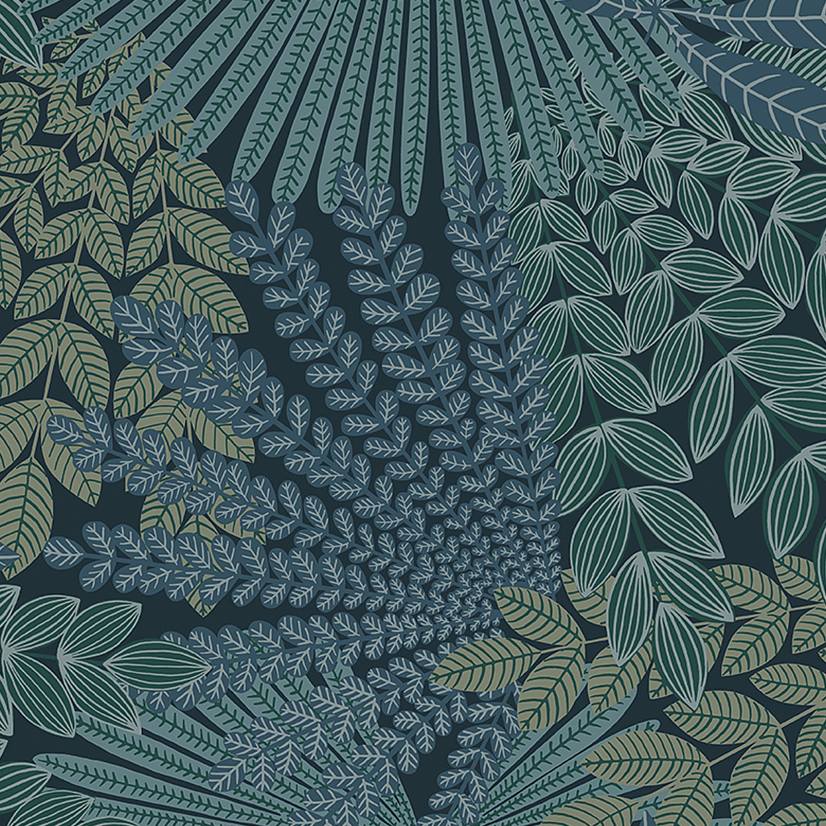 VELVET LEAVES — SPRUCE AND BLUE