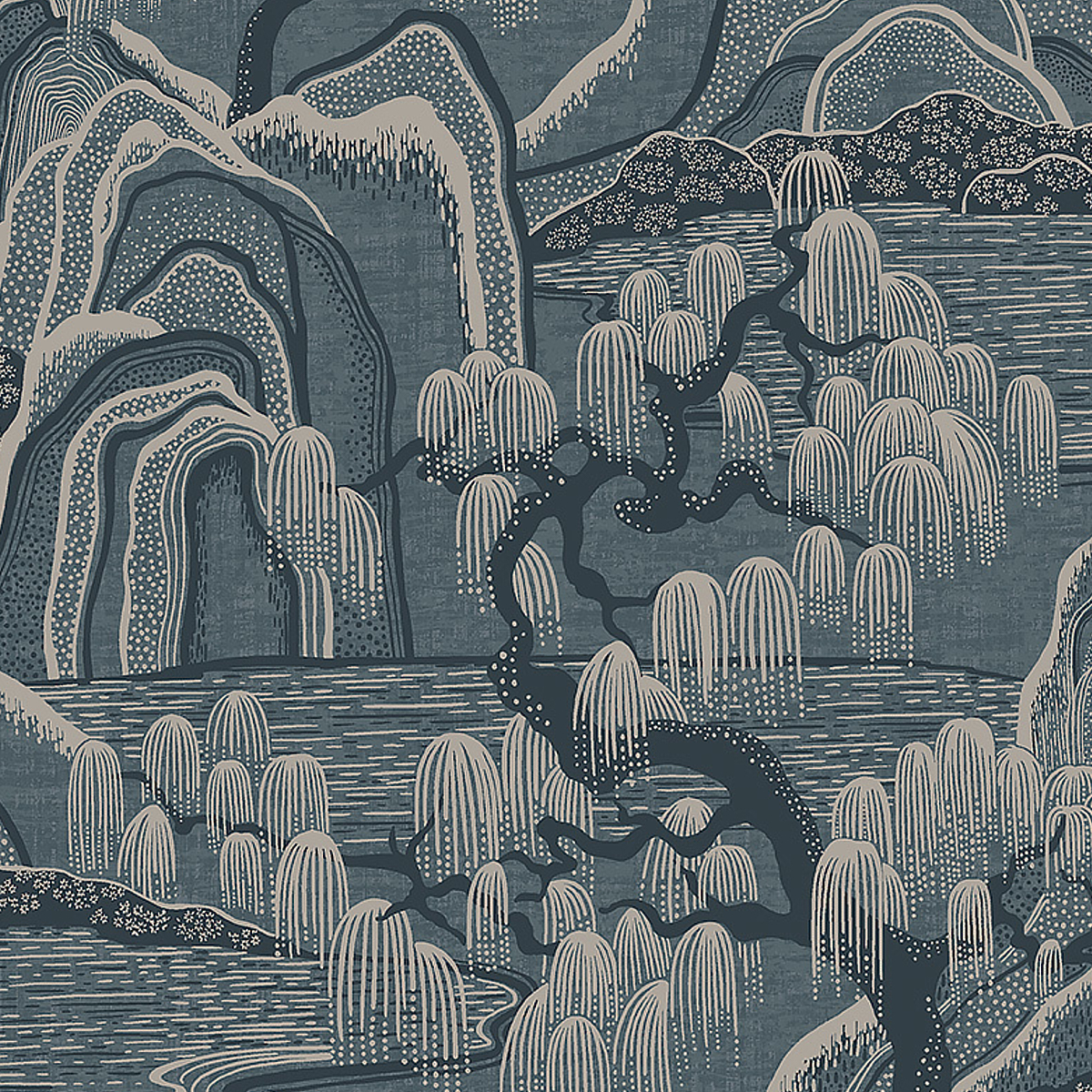 INDIGO GARDEN — BLUE