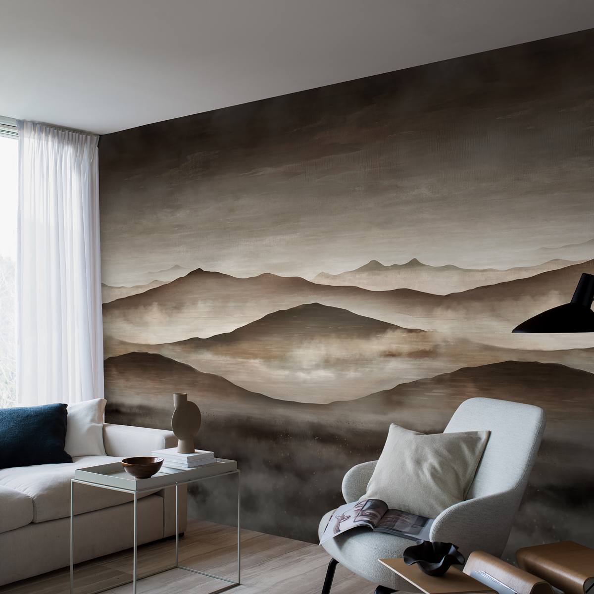 TWILIGHT LANDSCAPE MURAL gallery 2