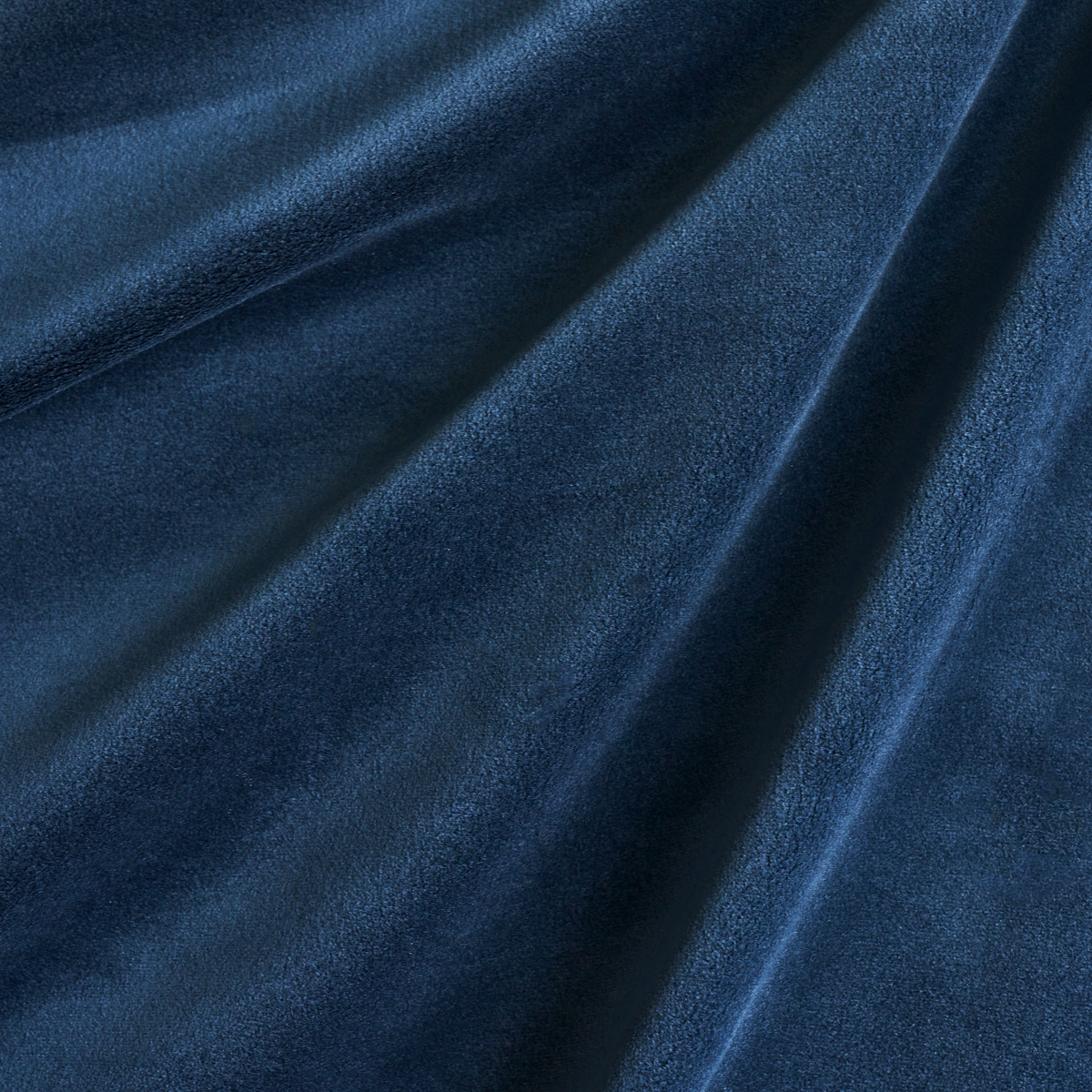 Cotton Club Velvet - Midnight Blue Fabrics | Schumacher